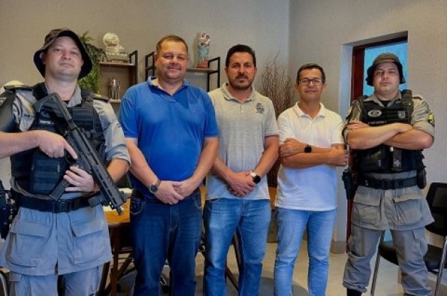 Visita Institucional da Patrulha Rural da Polícia Militar de Goiás.